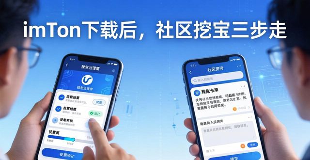 imToken下载后，社区挖宝三步走
